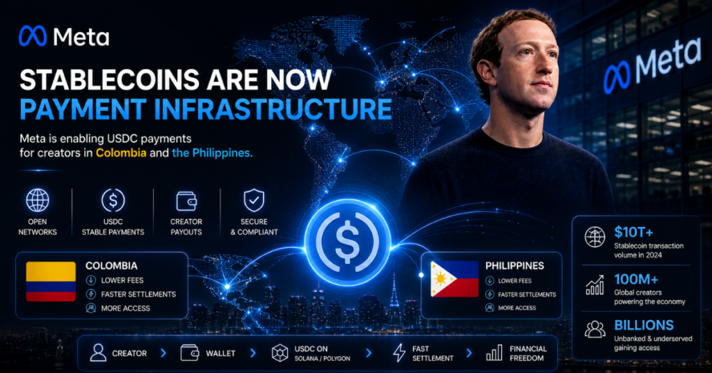 Meta, USDC, and the Quiet Transformation of Global Payments