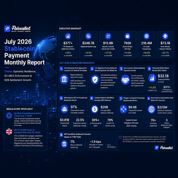 Stablecoin Payments Monthly Report: July 2026